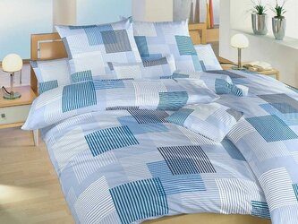 Povlečení bavlna Patrik modrý 140x200, 70x90 cm II.jakost