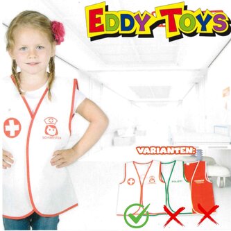 Dětská vesta - hra na profese, zdravotní sestřička