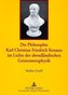 Die Philosophie Karl Christian Friedrich Krauses im Lichte der abendländischen Geistesmetaphysik