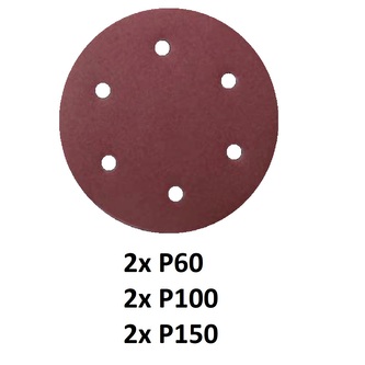 Sada brusných papírů - 2xP60, 2xP100, 2xP150 pro AE3S80 ASIST AE3A044