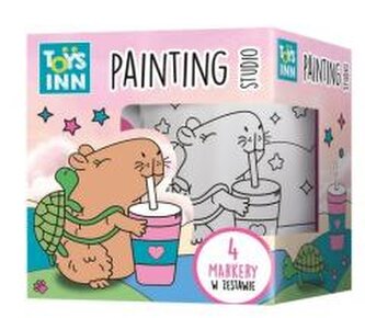 Kubek do kolorowania z markerami Kapibara