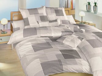 Povlečení bavlna Patrik šedý 140x200, 70x90 cm II.jakost