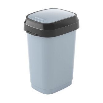Odpadkový koš Dual Swing Bin S šedý, 10 L