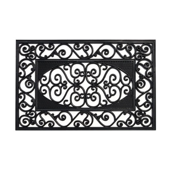 Rohožka Zerbini 595x395mm, černá