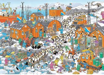 JUMBO Puzzle JvH Expedice na Jižní pól 1000 dílků