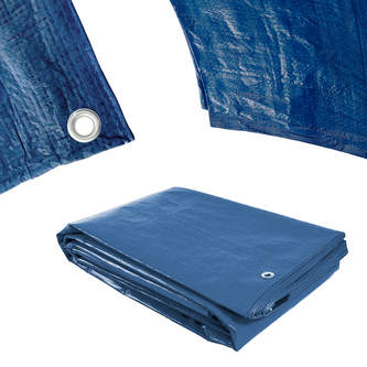 Plachta Procraft BT2x2 50g/m2 nepromokavá s oky 2x2m modrá | BT2x2