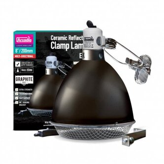 Arcadia Clamp Lamp Pro D3 UV Basking Lamp - Graphite