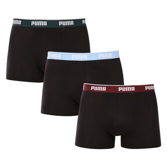 3PACK pánské boxerky Puma černé (701234187 007) L