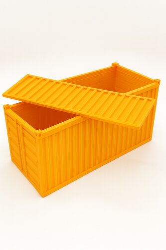 Organizér - Oranžový lodní kontejner Velikost Standart