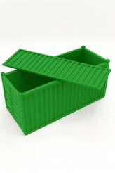 Organizér - Tmavě zelený lodní kontejner Velikost Maxi