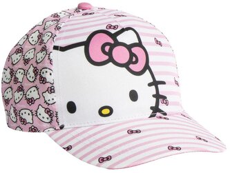 Dětská kšiltovka s mašlí Hello Kitty: Ikony ruzných obličejů (obvod 53 cm)