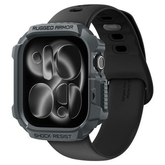 Spigen Rugged Armor 2, dark gray - Apple Watch 11 46mm