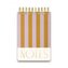 Notatnik duży Lilac + Ochre Stripes