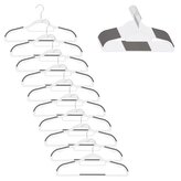 Plastová ramínka na oblečení 41 cm sada 20ks SPRINGOS HG0078 bílá