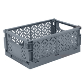 DOCHTMANN Přepravka skládací šedá 16,5x25x10cm