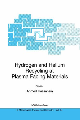 Hydrogen and Helium Recycling at Plasma Facing Materials