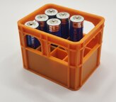 Organizér na AA baterie - Oranžový