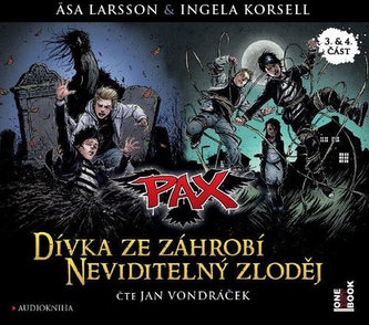 Pax 3 & 4 - Dívka ze záhrobí & Neviditelný zloděj - CDmp3 (Čte Jan Vondráček)