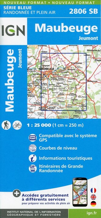 Maubeuge.Jeumont 1:25 000