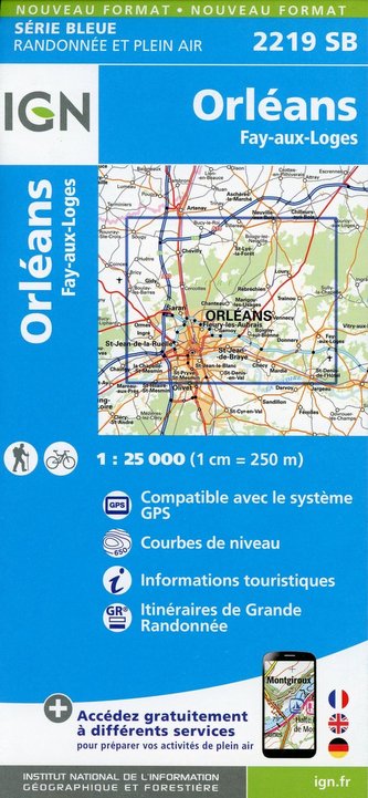 Orléans Jargeau 1:25 000