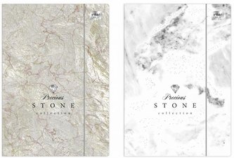 Teczka z gumką A4+ Metallic Stone (10szt)