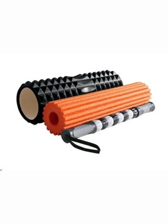 Spokey - MIX ROLL fitness masážní válec 3v1 černo-červ