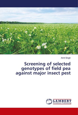 Screening of selected genotypes of field pea against major insect pest
