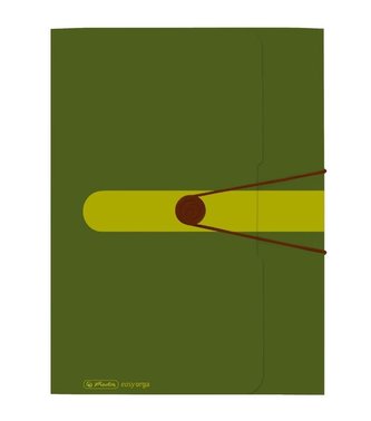 Teczka rysunkowa A4 PP z gumką zielona