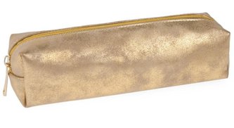 Piórnik tuba Golden złoto