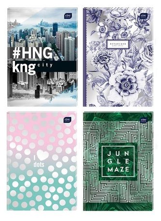 Brulion A4/96K kratka Metalic (5szt)