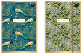 Teczka z gumką A4+ Metallic Gold (10szt)