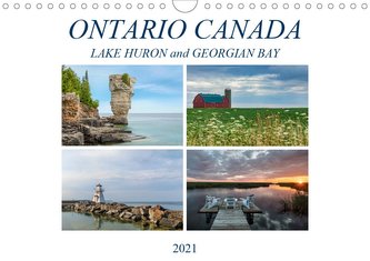 Ontario Canada, Lake Huron and Georgian Bay (Wall Calendar 2021 DIN A4 Landscape)