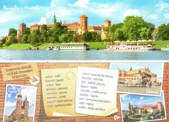 Zakładka. Pamiątka z Krakowa - panorama