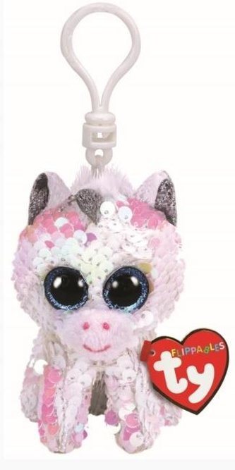 Beanie Boos Diamond - Cekinowy Jednorożec brelok
