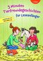5 Minuten Tierfreundegeschichten für Leseanfänger, 1. Klasse - Lesenlernen mit Silbenfärbung