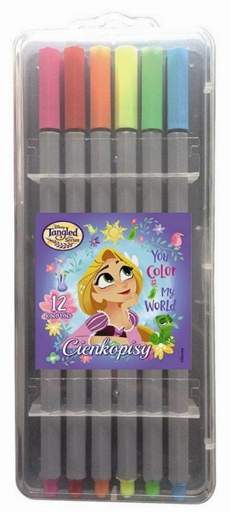 Cienkopisy Princess 12 kolorów