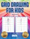 How to draw (Grid drawing for kids - Anime): This book teaches kids how to draw using grids