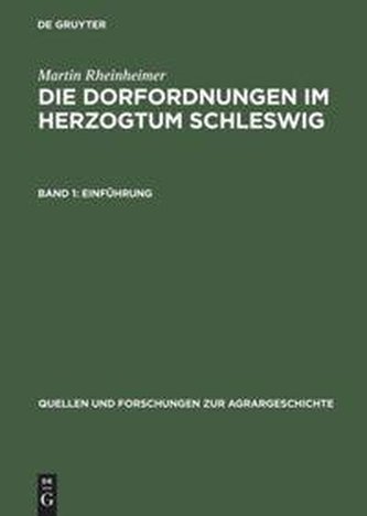 Die Dorfordnungen im Herzogtum Schleswig
