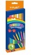 Kredki dwustronne Rainbow + temperówka 24 kol