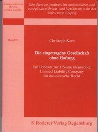 Die eingetragene Gesellschaft ohne Haftung