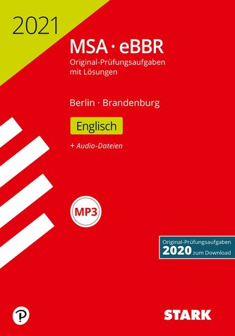 STARK Original-Prüfungen MSA/eBBR 2021 - Englisch - Berlin/Brandenburg