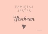 Magnes na lodówkę - Pamiętaj jesteś Ukochana róż