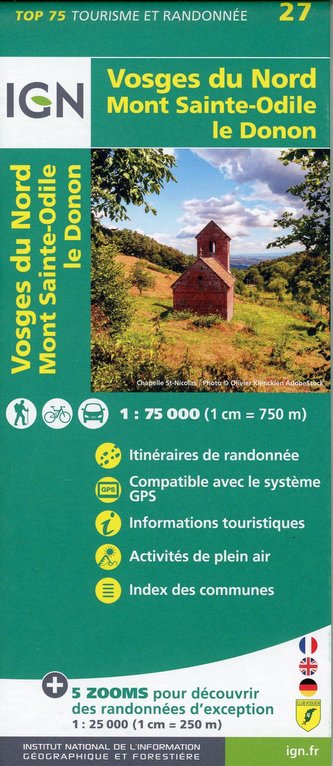 Vosges du Nord 1:75 000