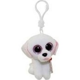 Plyš očka přívěšek bílý pes
