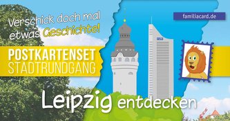 Leipzig entdecken. Postkartenset Stadtrundgang