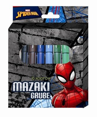 Mazaki grube Spiderman 10 kolorów