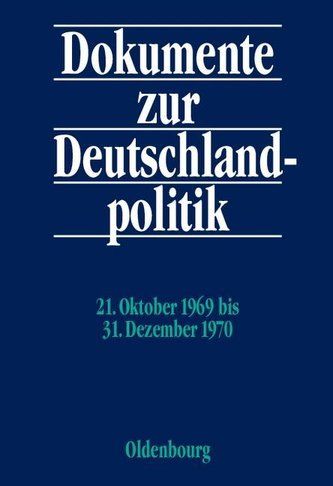 Dokumente zur Deutschlandpolitik