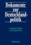 Dokumente zur Deutschlandpolitik