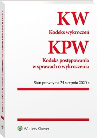 Kodeks wykroczeń. Przepisy 24.08.2020