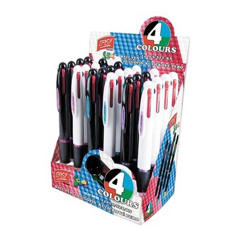 Długopis czterokolorowy (24szt) EASY